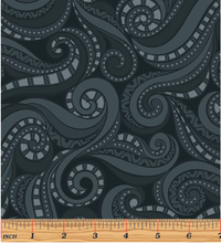 Load image into Gallery viewer, Contempo - Ocean Charcoal Pearl - 1/2 yard cut
