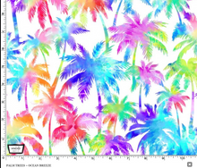 Load image into Gallery viewer, End of Bolt - Palm Trees + Ocean Breeze - White - 29&quot;
