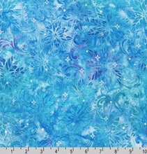 Load image into Gallery viewer, End of Bolt - Winter Sparkle Batiks - Poinsettia Water - 35&quot;
