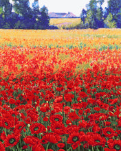 Load image into Gallery viewer, poppy flower panel

