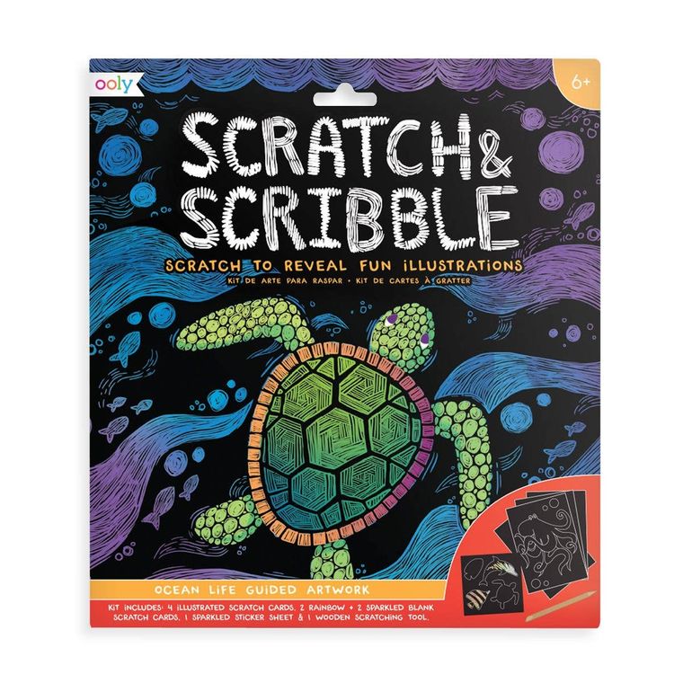 Scratch & Scribble Ocean Life
