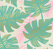 Load image into Gallery viewer, florida ruby star society shade palms palm trees tropical leaf fabric
