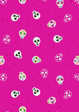 Load image into Gallery viewer, lewis and irene sugar skulls glow pink
