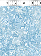Load image into Gallery viewer, Clothworks - Scandinavian Winter - Crystalline Denim - 1/2 YARD CUT
