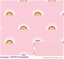 Load image into Gallery viewer, Tula Pink Daydreamer - Sundaze Guava - 1/2 YARD CUT
