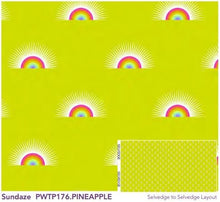 Load image into Gallery viewer, Tula Pink Daydreamer - Sundaze Pineapple - 1/2 YARD CUT
