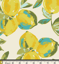 Load image into Gallery viewer, Art Gallery Fabrics - CANVAS - Yuma Lemons - 1/2 YARD CUT
