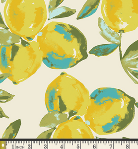 Art Gallery Fabrics - CANVAS - Yuma Lemons - 1/2 YARD CUT